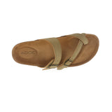 Sandalias flats Berkeley taupe para Mujer