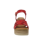 Sandalias de tacón Caela color rojo para mujer