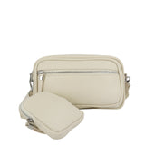 Cartera Zara color beige para mujer