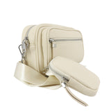 Cartera Zara color beige para mujer