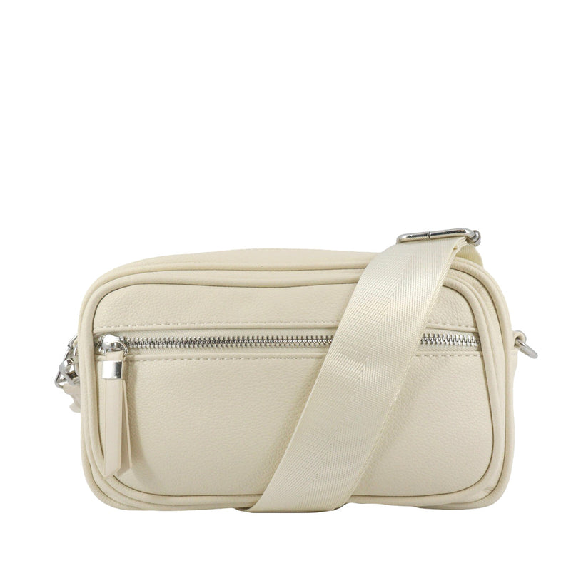 Cartera Zara color beige para mujer