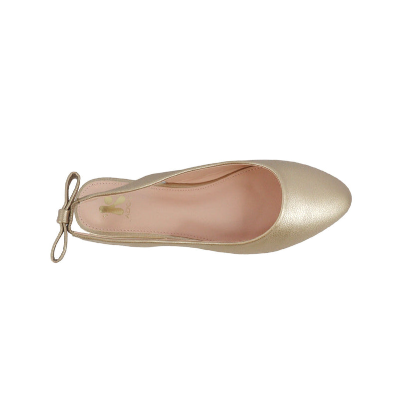 Ballerinas slingback Bethany color dorado