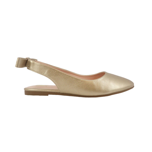 Ballerinas slingback Bethany color dorado