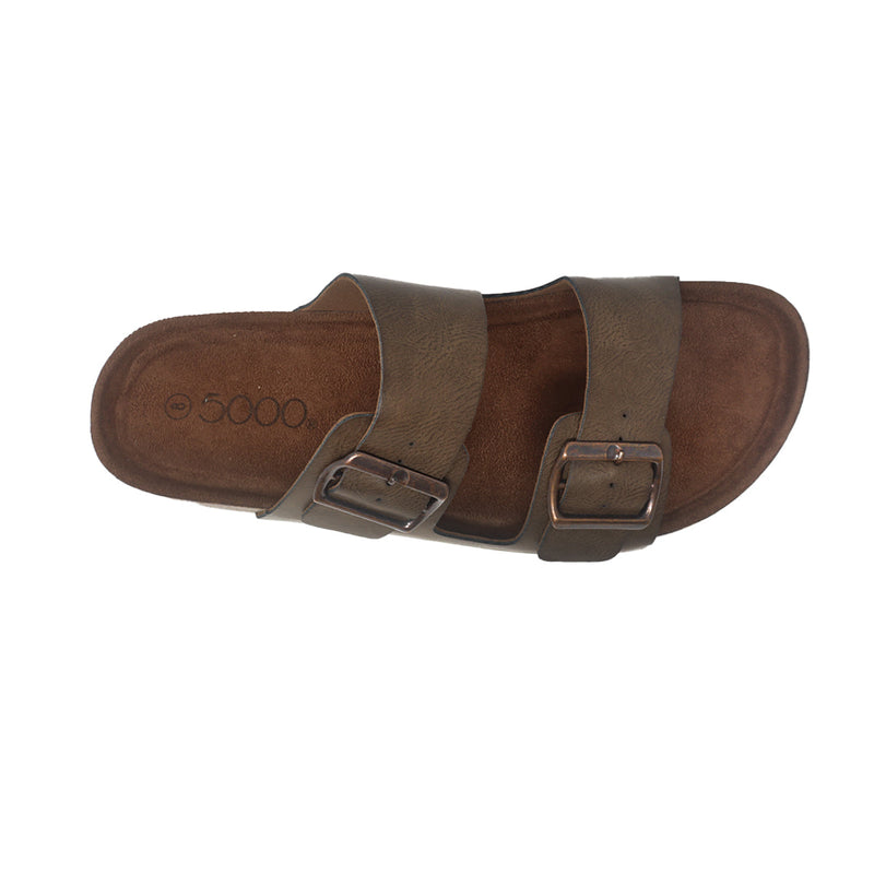 Sandalias Sancho café para hombre