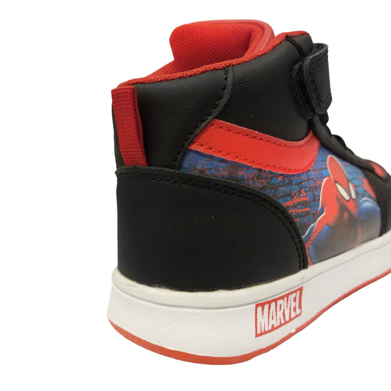 Botas Spiderman rojo para niño