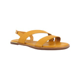 Sandalias flats Galatea color amarillo