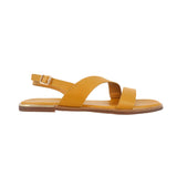 Sandalias flats Galatea color amarillo