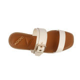 Sandalias flats Jazz color blanco