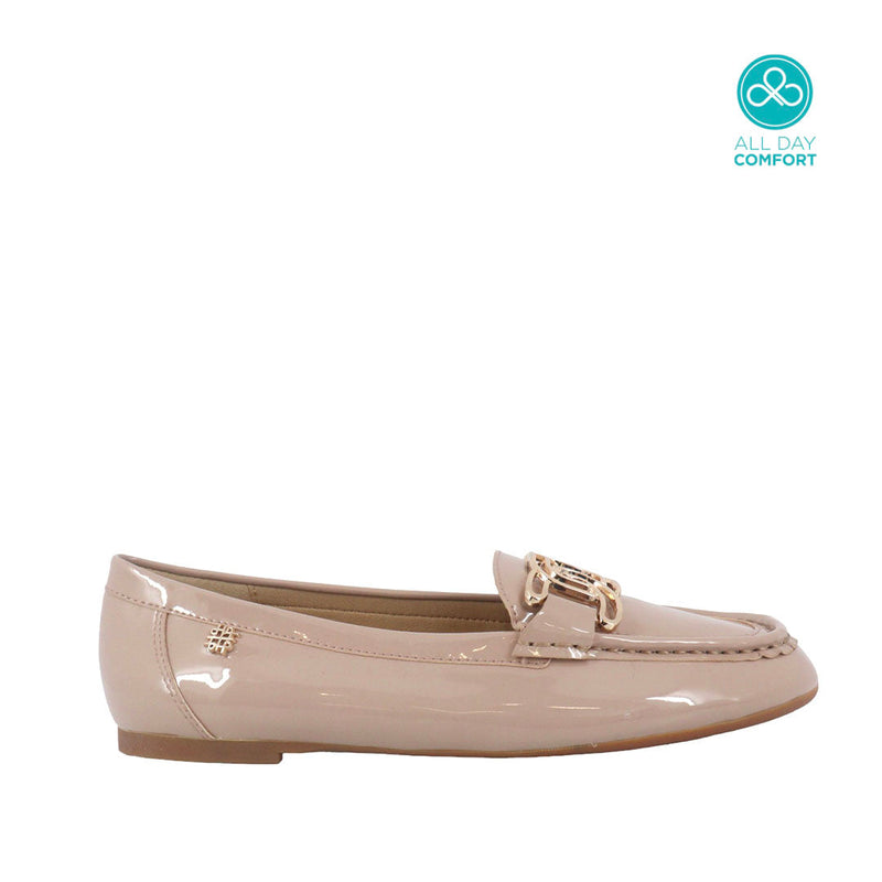 Mocasines Lauren beige para mujer