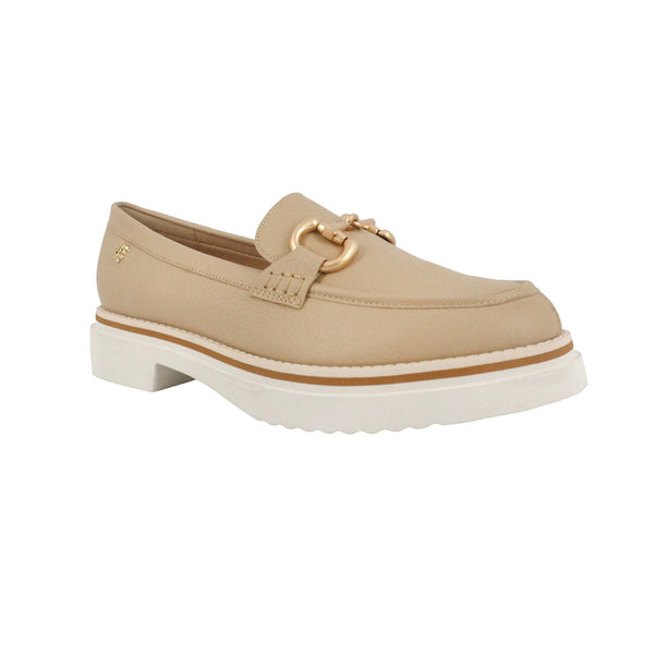 Mocasines Kensley beige para mujer