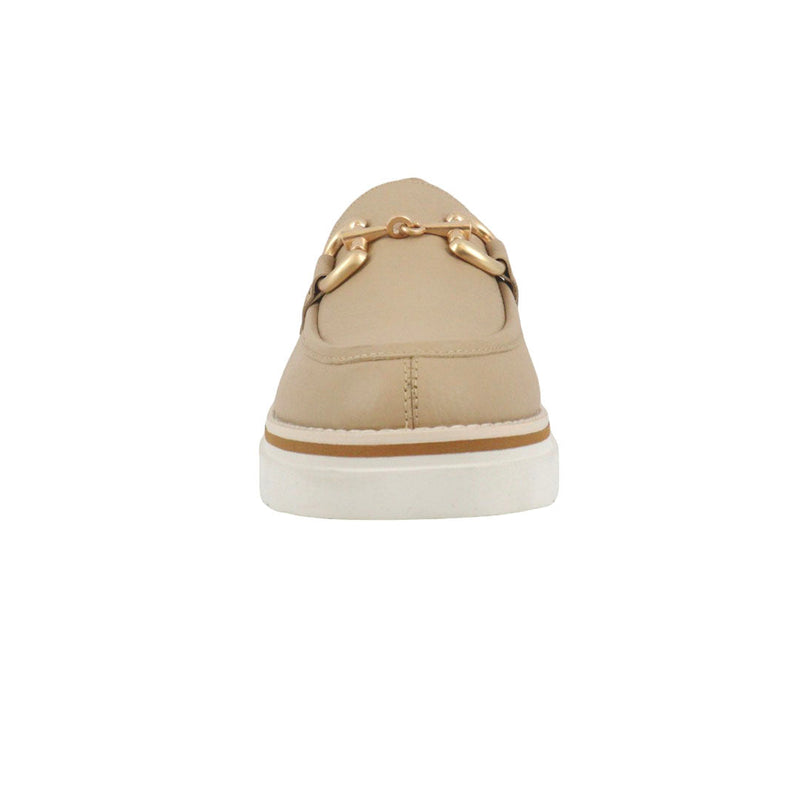 Mocasines Kensley beige para mujer