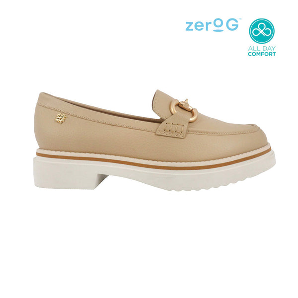 Mocasines Kensley beige para mujer