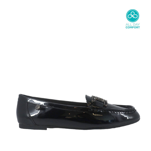 Mocasines Lauren negro para mujer