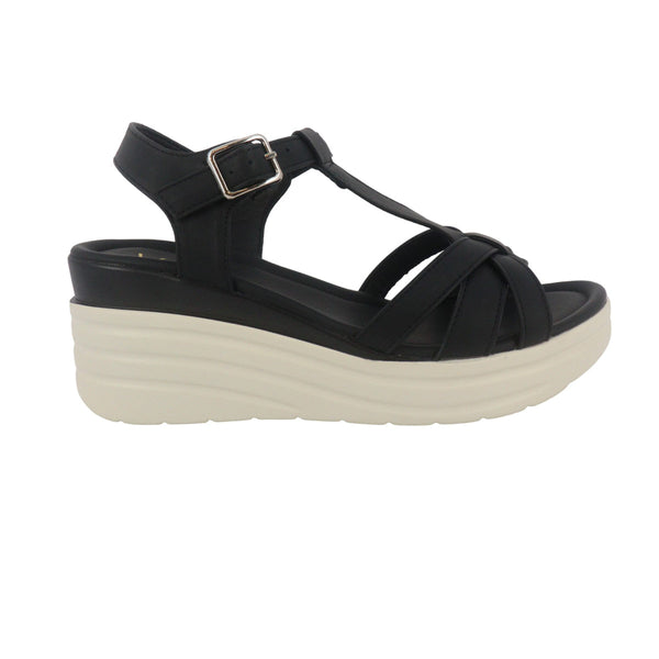 Sandalias Eva negro para mujer