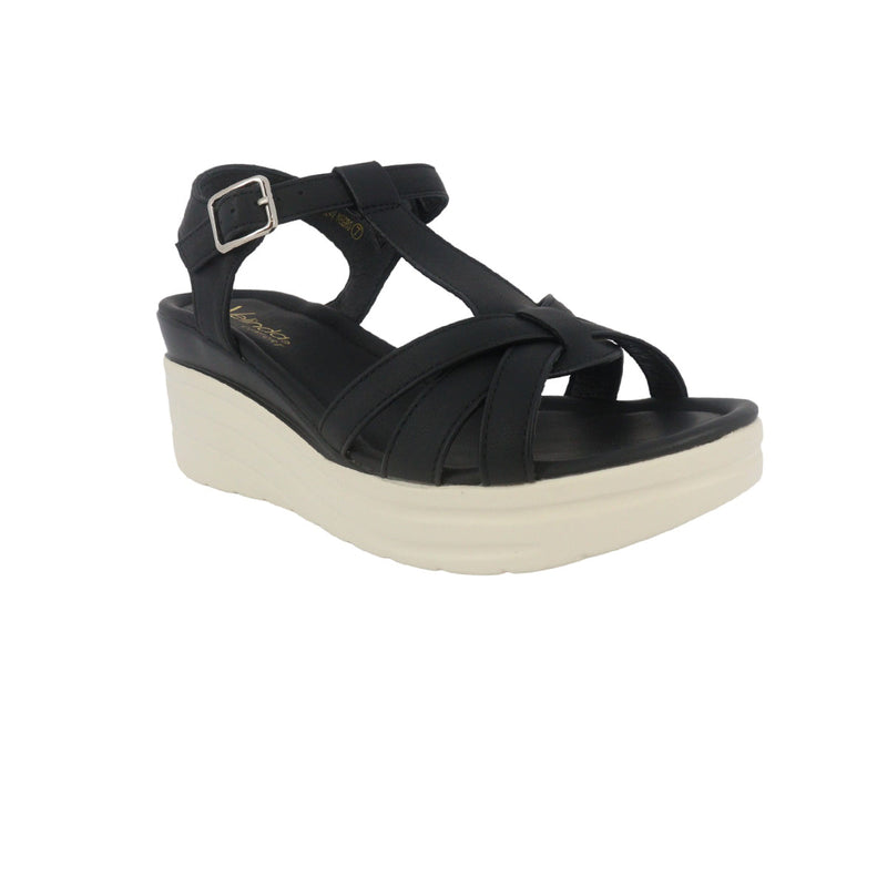 Sandalias Eva negro para mujer