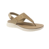 Sandalias flats Joy dorado para mujer