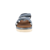 Sandalias flats Kenny celeste para mujer