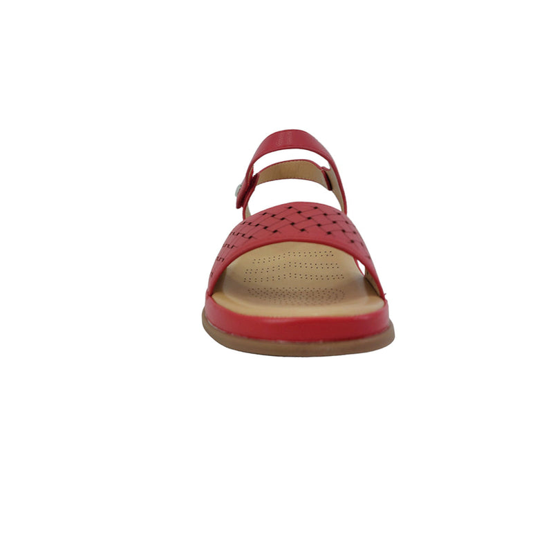 Sandalias flats Lana rojo para mujer