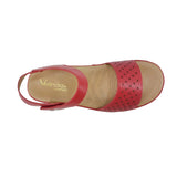 Sandalias flats Lana rojo para mujer