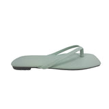 Sandalias flats Karen verde para mujer