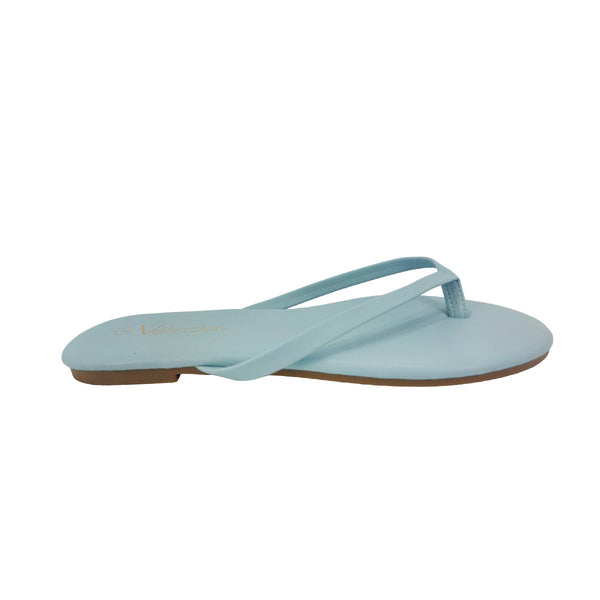 Sandalias flats Karen celeste para mujer