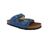 Sandalias flats Mirka denim para mujer