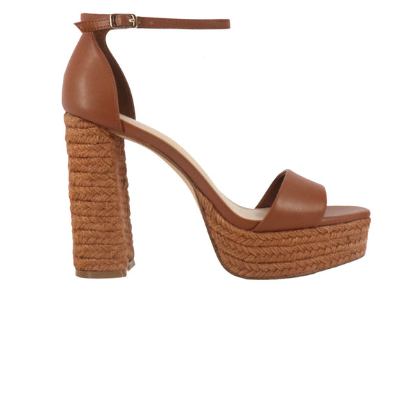 Sandalias de tacón Omega color cognac