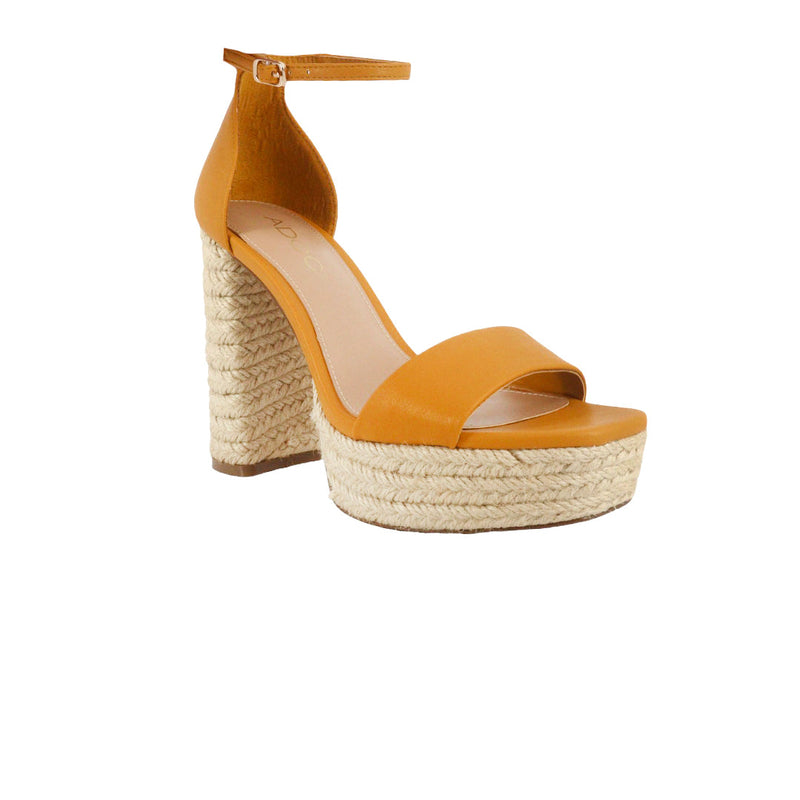 Sandalias de tacón Omega color amarillo