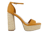 Sandalias de tacón Omega color amarillo