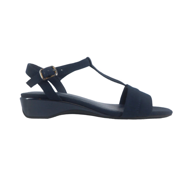 Sandalias de cuña Valeta color navy