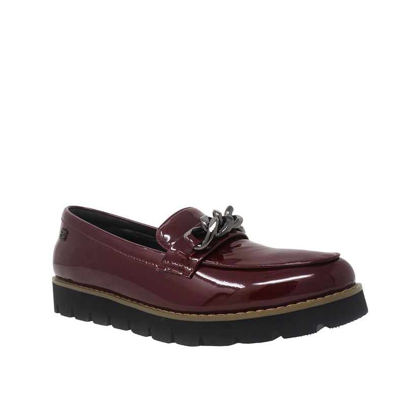 Mocasines Jazlyn burgundy para Mujer