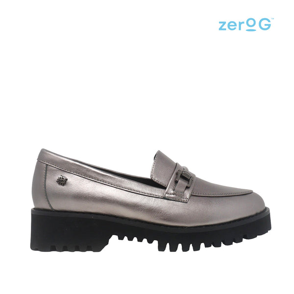 Mocasines ToryBuckle pewter para Mujer