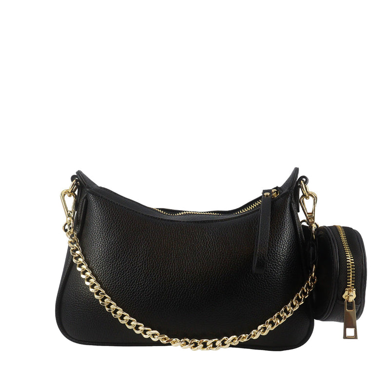 Cartera Gwen color negro