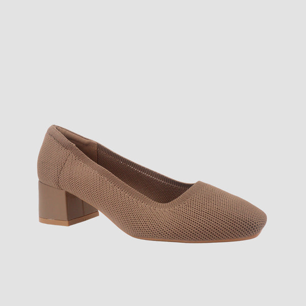 Tacones Vivian camel para mujer