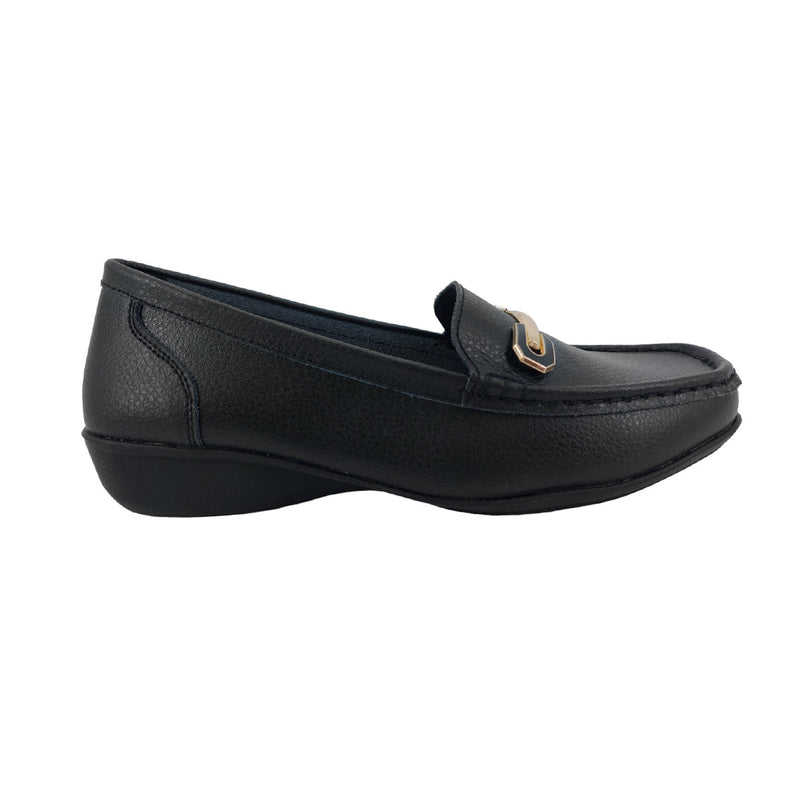 Mocasines Ena negro para mujer