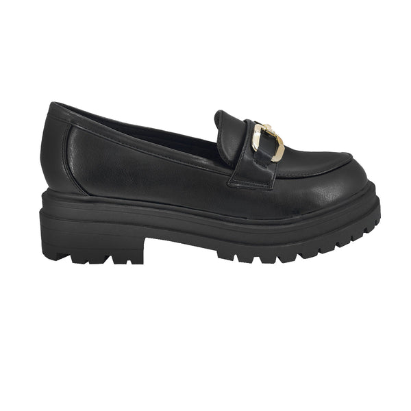 Mocasines Darlena negro para mujer