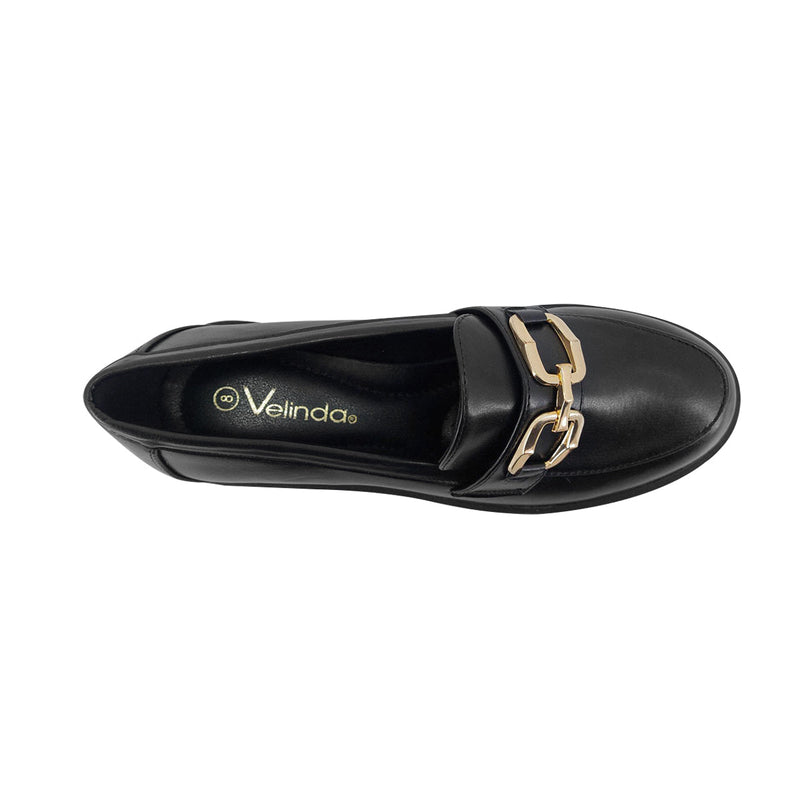 Mocasines Darlena negro para mujer