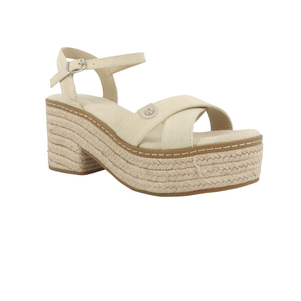 Sandalias de tacón Lily color beige