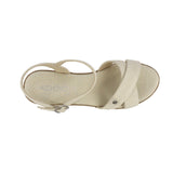 Sandalias de tacón Lily color beige