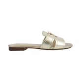 Sandalias flats Indie dorado para mujer