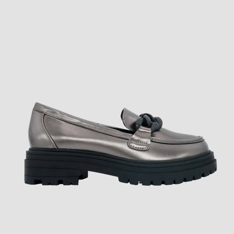 Mocasines Darlena pewter para mujer