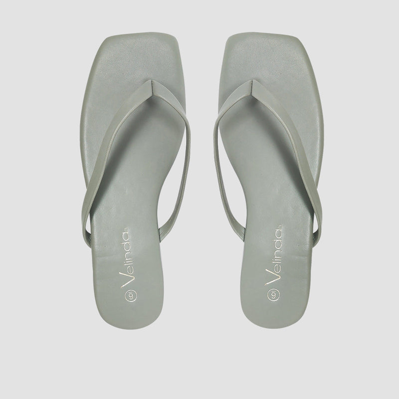 Sandalias flats Karen olivo para mujer