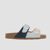 Sandalias flats Mirka nude para mujer