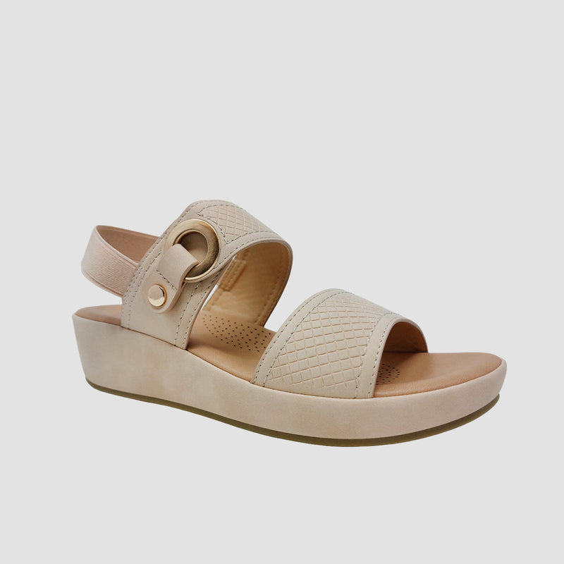 Sandalias Rome nude para mujer