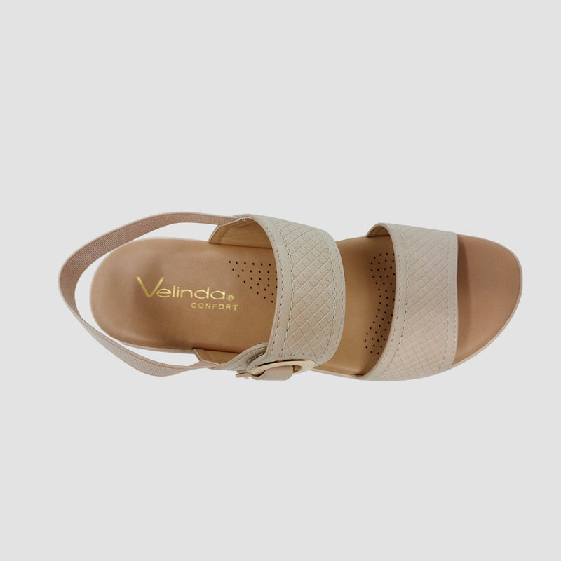 Sandalias Rome nude para mujer