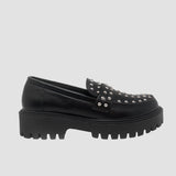 Mocasines Silvana negro para mujer