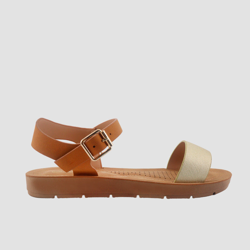 Sandalias flats Sue blush para mujer