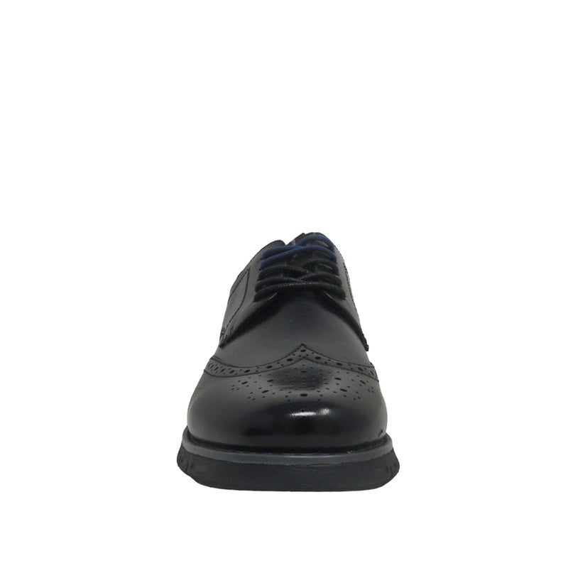 Zapatos de vestir Martin wingtip negro para hombre