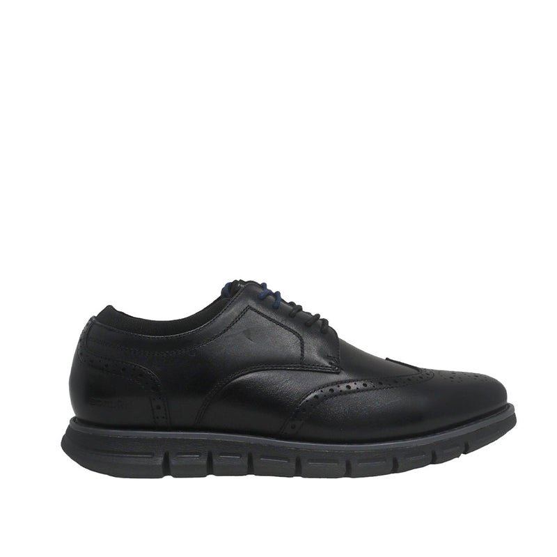 Zapatos de vestir Martin wingtip negro para hombre