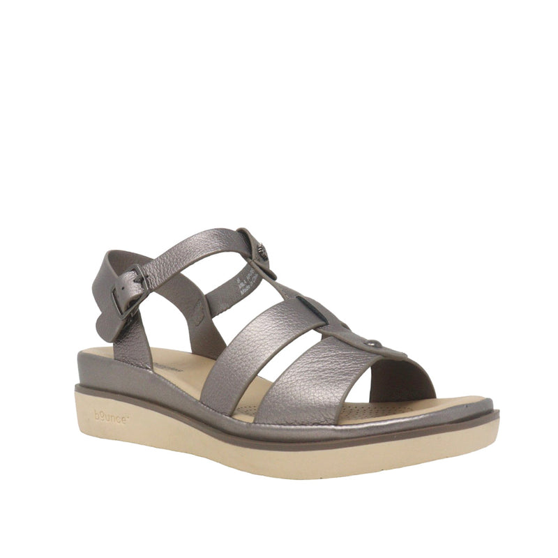 Sandalias Mila pewter para mujer